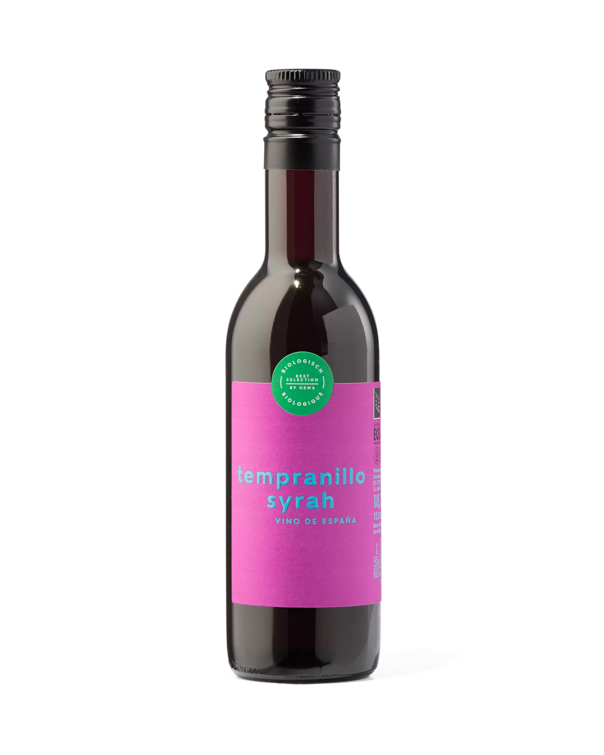 vin de table tempranillo syrah 0,187L