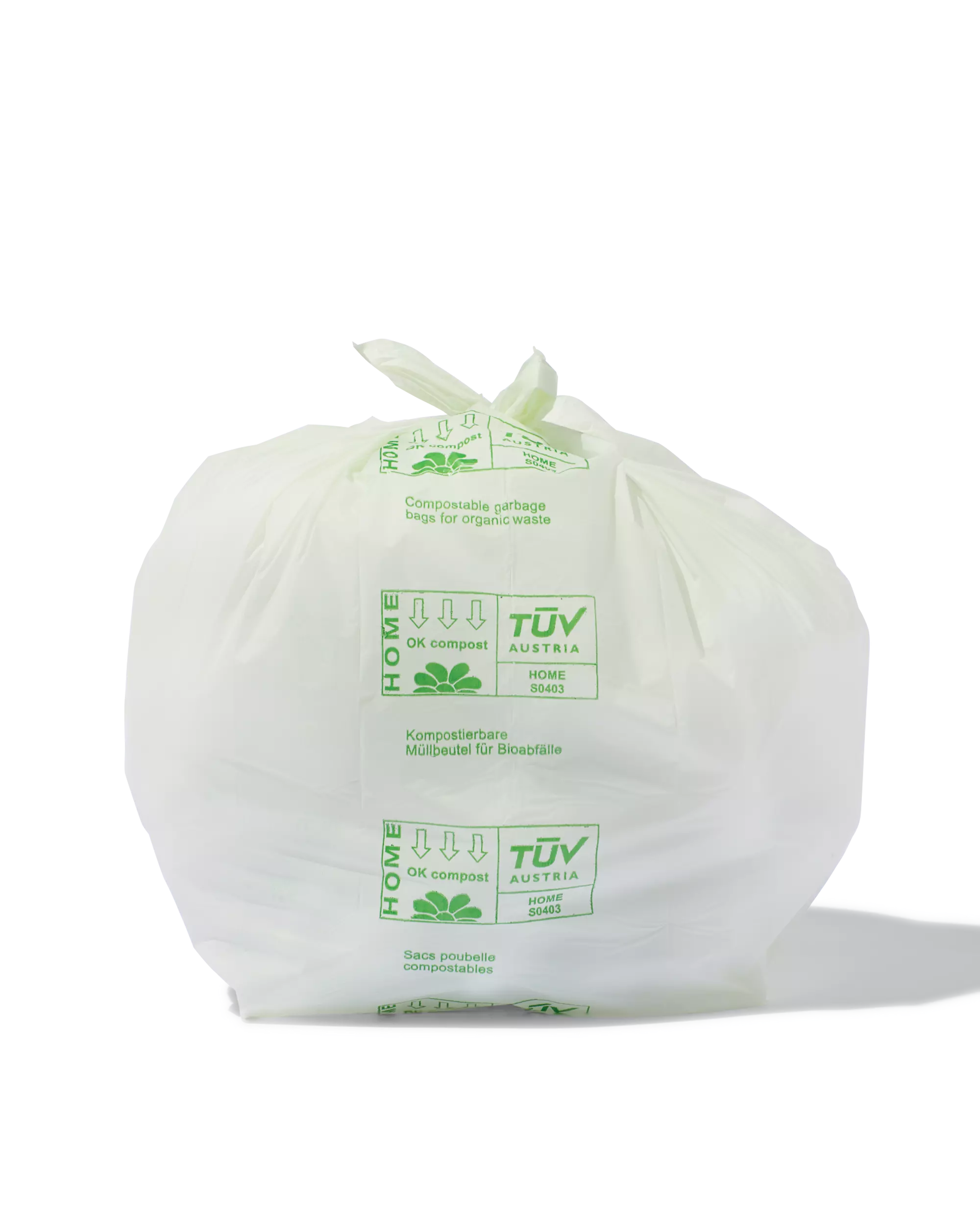 15er-Pack Treteimerbeutel, kompostierbar