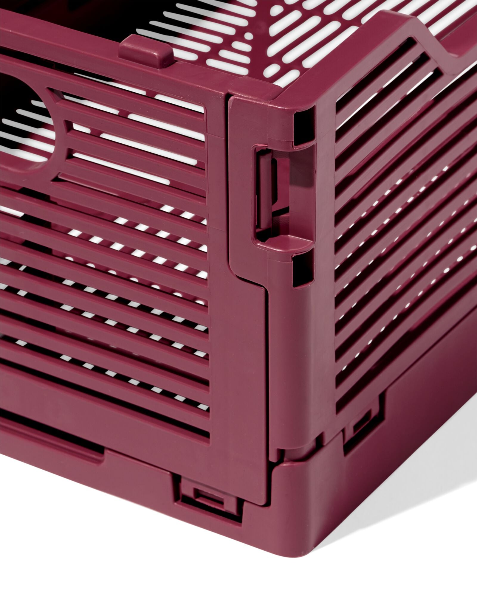caisse pliante lettres recycl&eacute;e S bordeaux bordeaux S  20 x 30 x 11,5 - 39811084 - HEMA