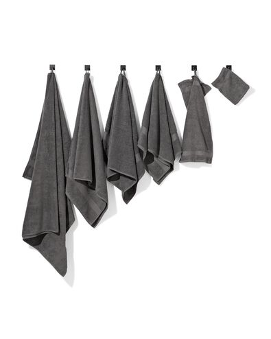 Waschhandschuh - schwere Qualit&auml;t - dunkelgrau, uni - 5232602 - HEMA