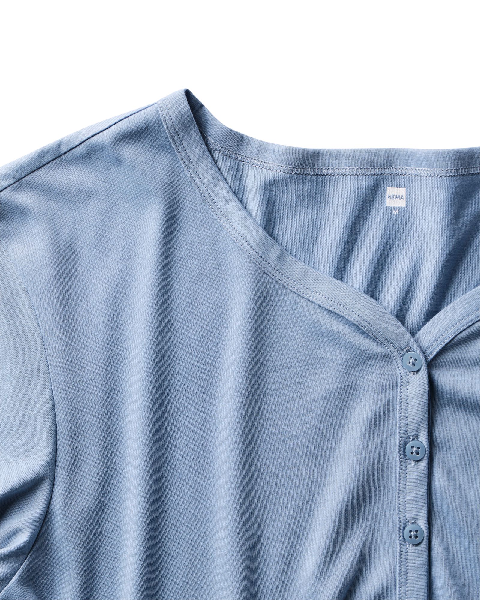 pyjama femme coton bleu bleu - 23401900BLUE - HEMA