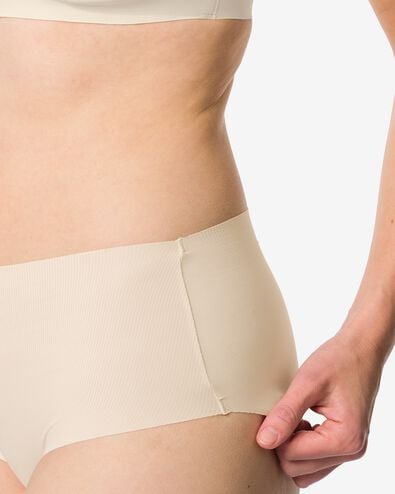 dames tailleslip micro rib ultimate comfort naturel naturel - 19602635NATURAL - HEMA