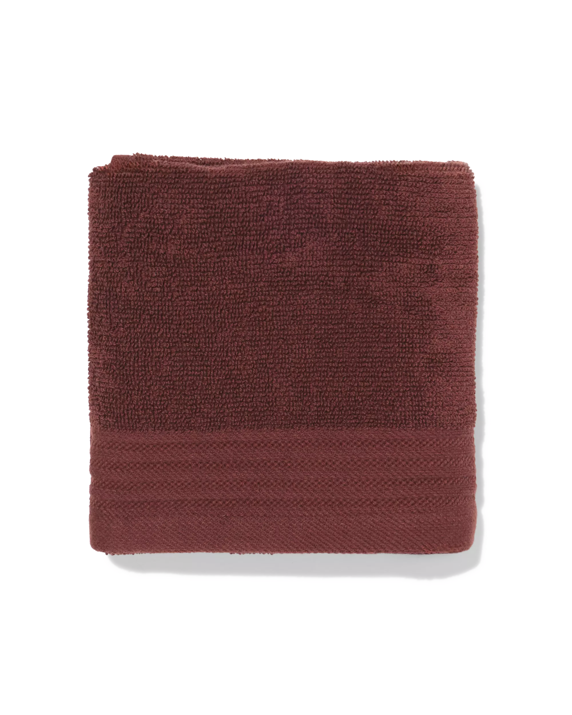 essuie-mains 50x50cm coton marron