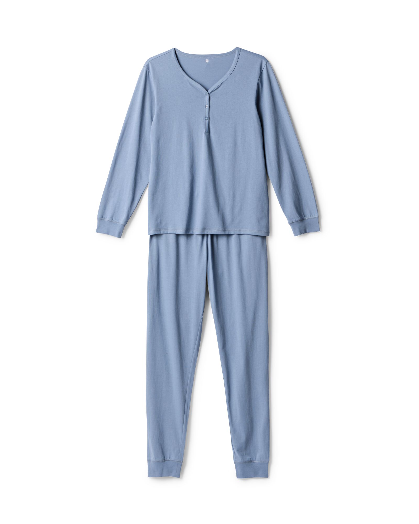 pyjama femme coton bleu bleu - 23401900BLUE - HEMA