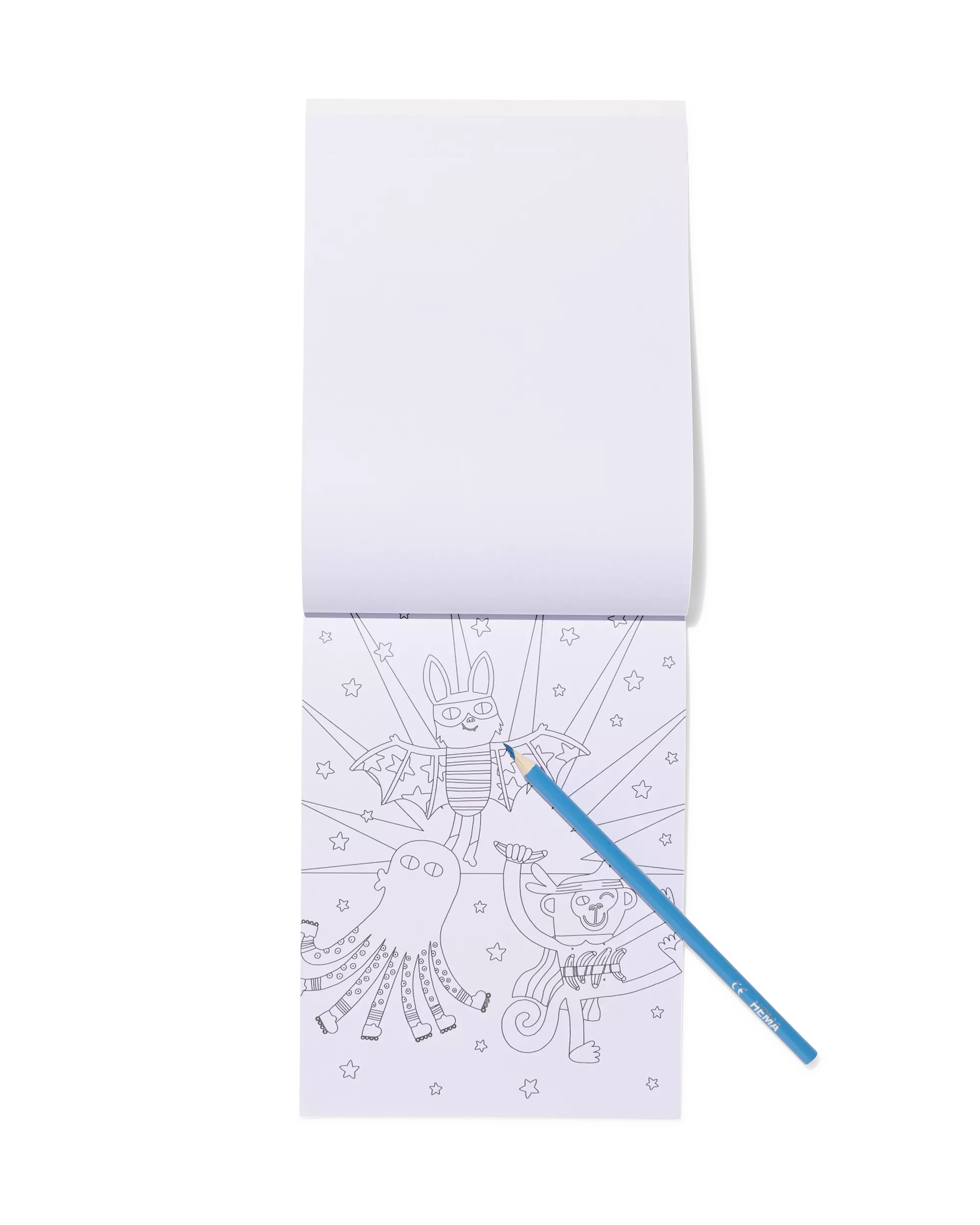 livre de coloriage A5 avec autocollants de super-héros