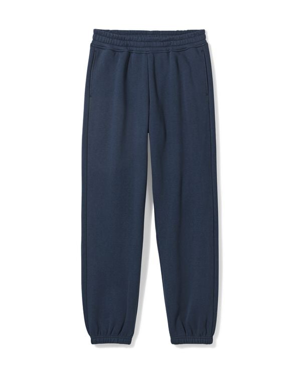 heren sweatbroek donkerblauw donkerblauw - 2101220DARKBLUE - HEMA