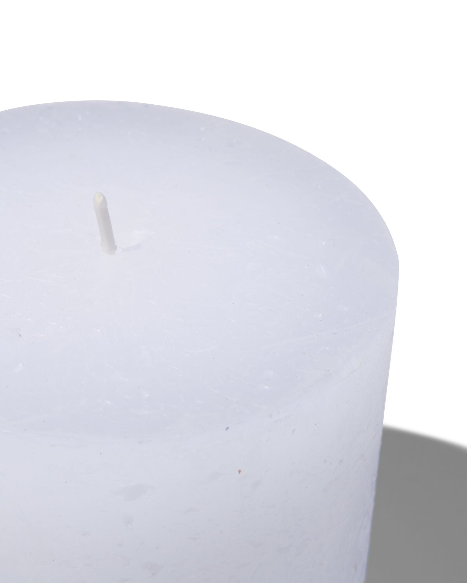 bougie rustique &Oslash;10x10 cm blanc blanc 10 x 10 - 13502253 - HEMA