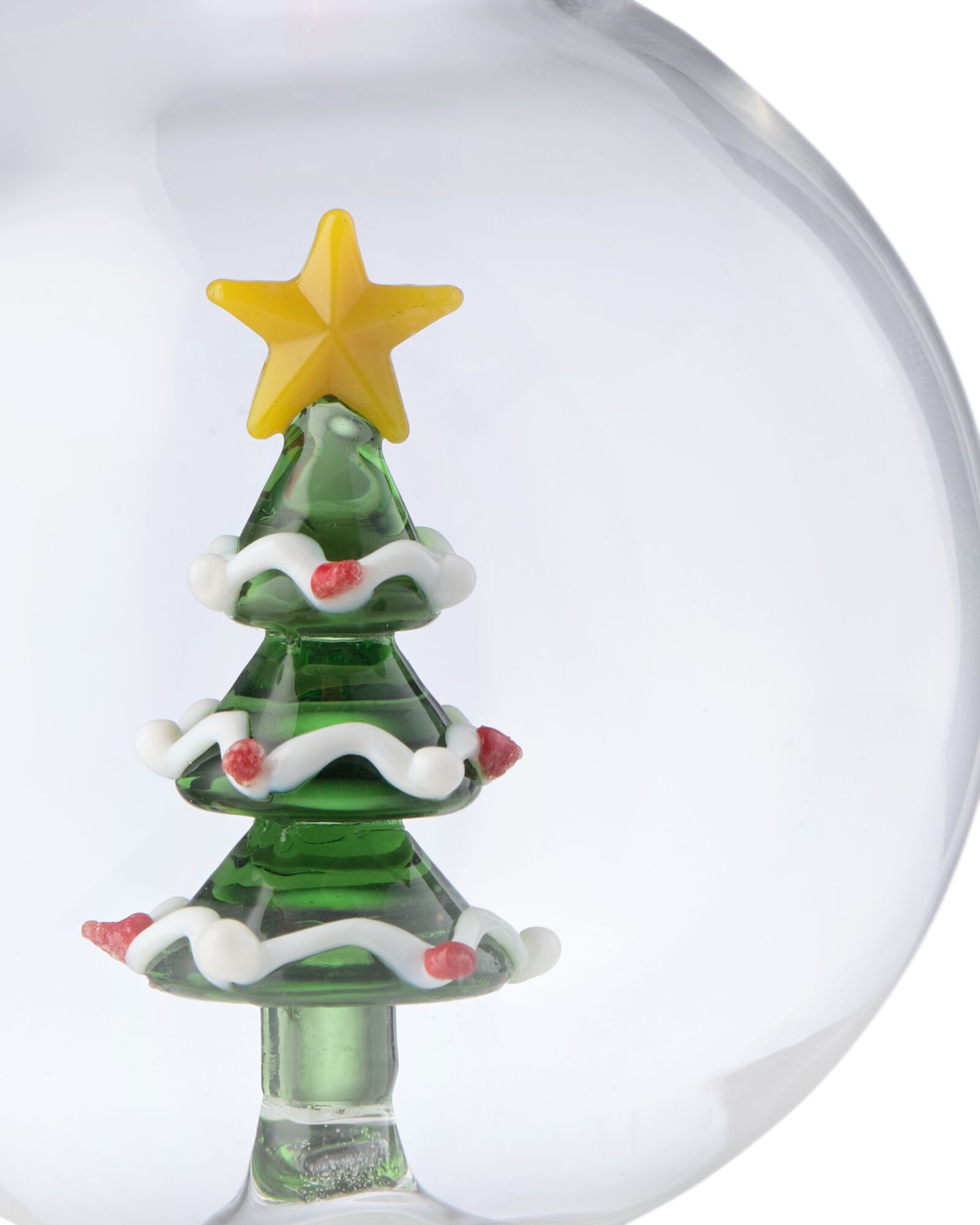 boule de No&euml;l ⌀8 cm verre figurine - 25102036 - HEMA