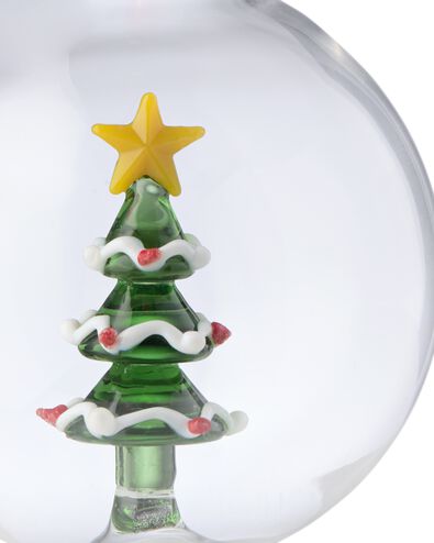 boule de No&euml;l ⌀8 cm verre figurine - 25102036 - HEMA