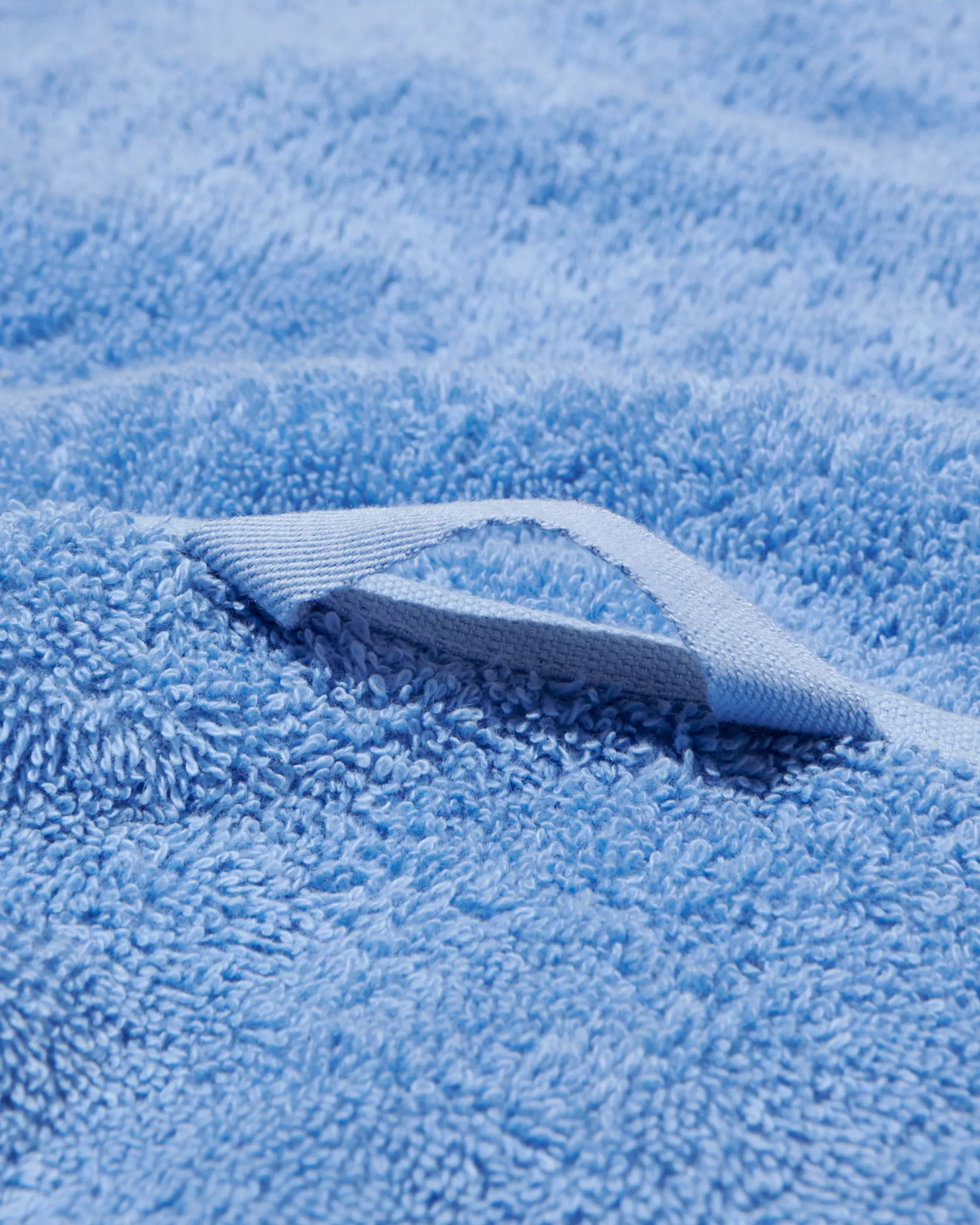 serviette de bain 50x100 qualité épaisse bleu frais