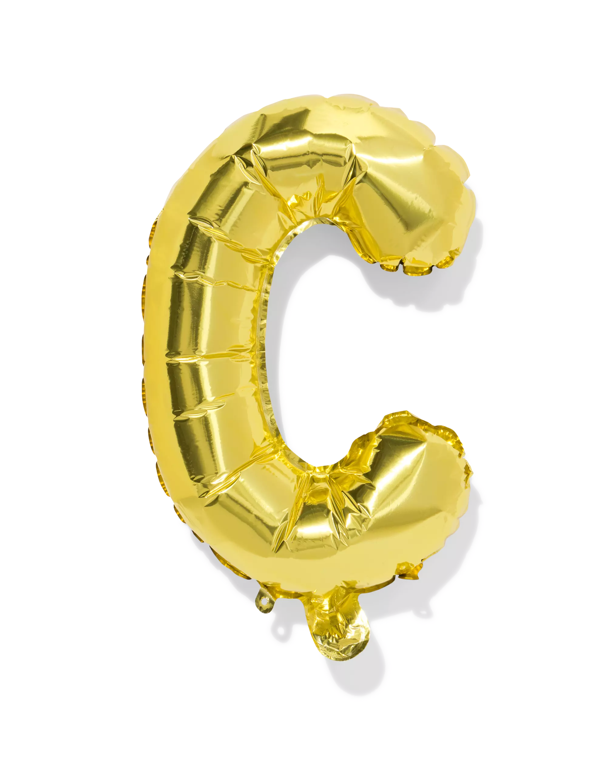 ballon alu lettre C 30cm doré