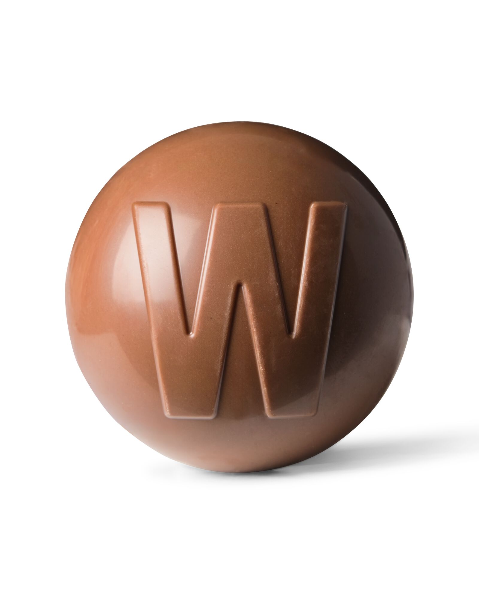 chocobomb au lait avec guimauves en forme de lettre W 45 g W chocolat - 24562622 - HEMA