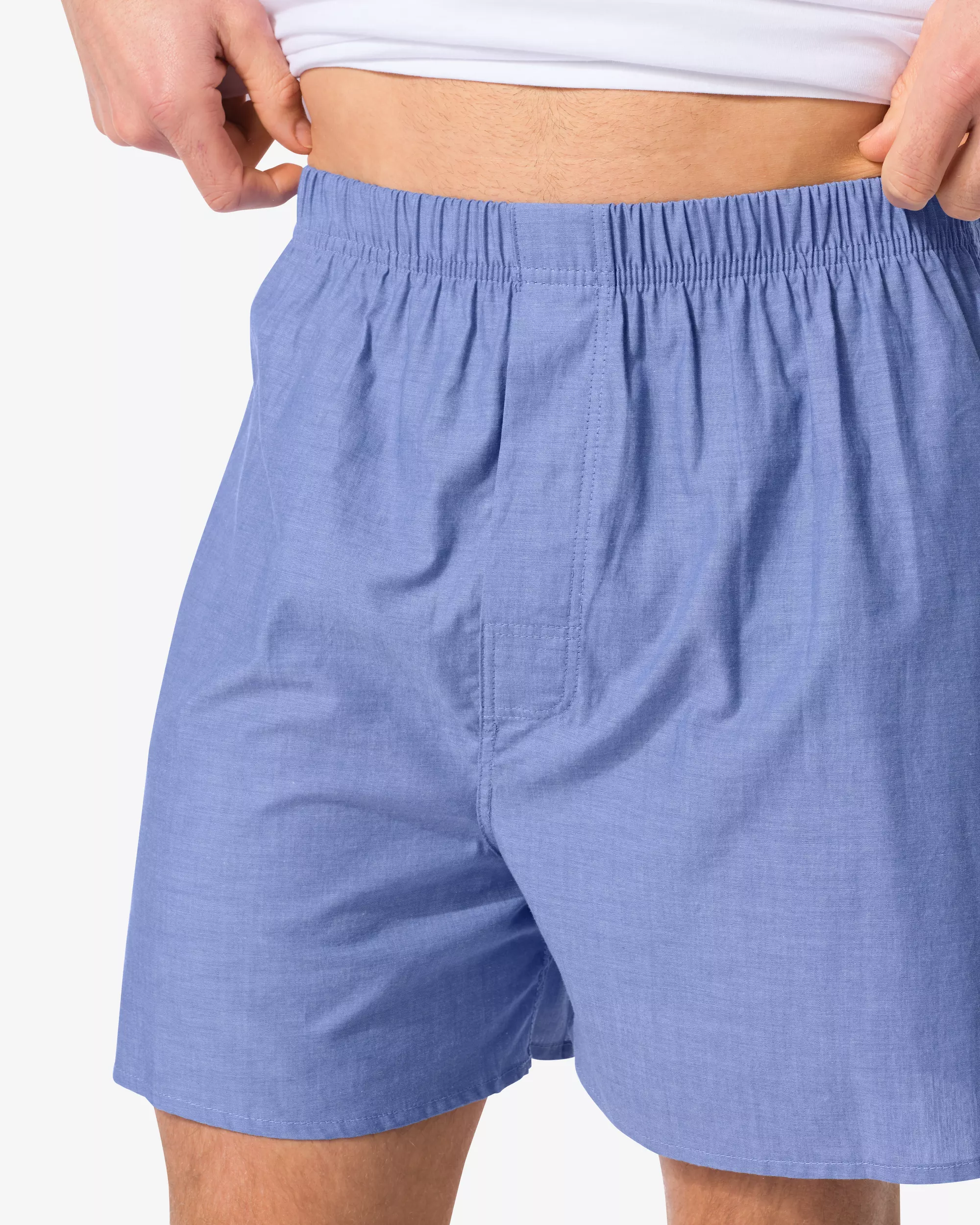 boxer ample en chambray pour homme