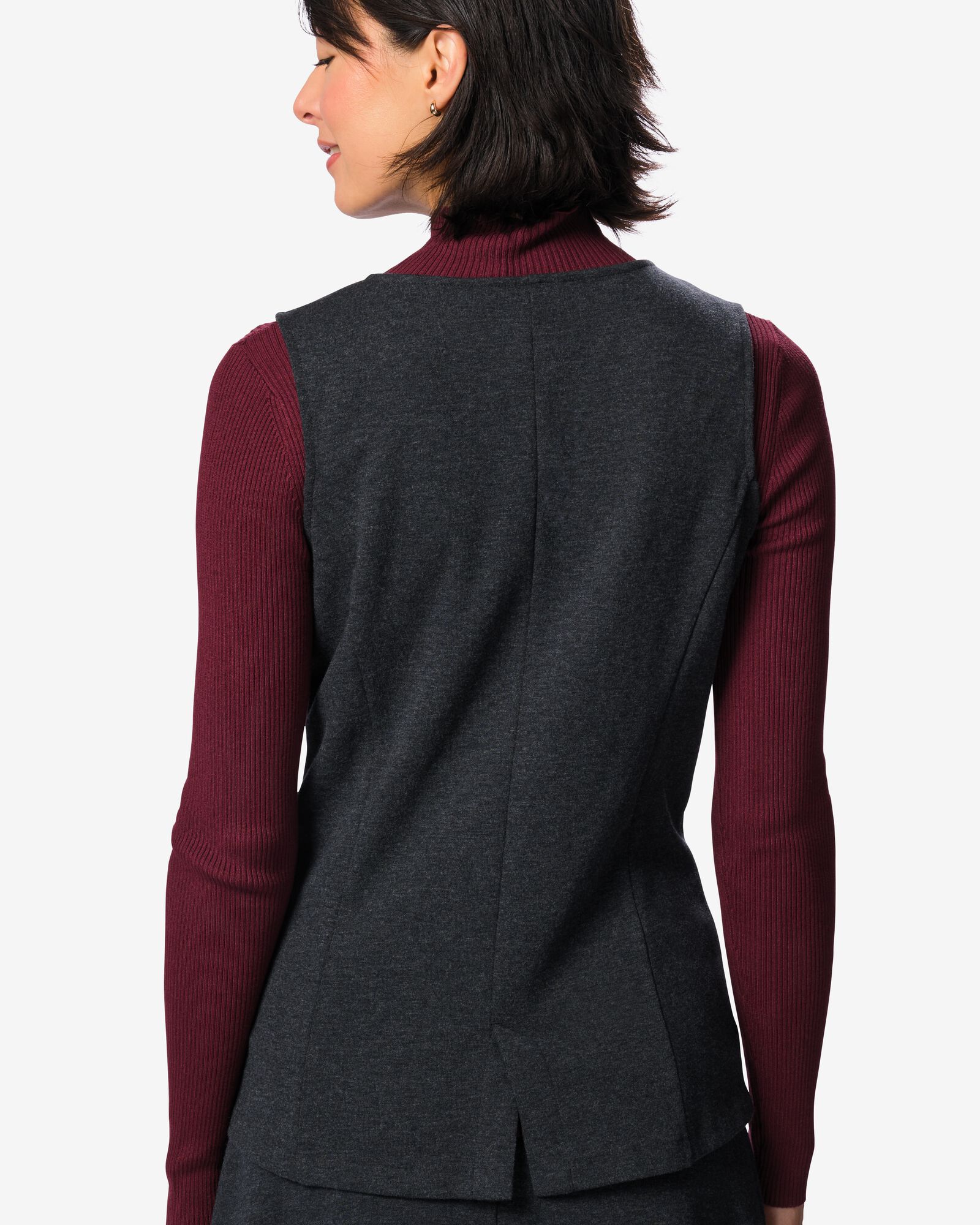 dames top Otis jersey antraciet antraciet - 36214750ANTHRACITE - HEMA