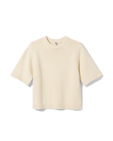damestrui Nadine fijngebreid gebroken wit gebroken wit - 36213050OFFWHITE - HEMA