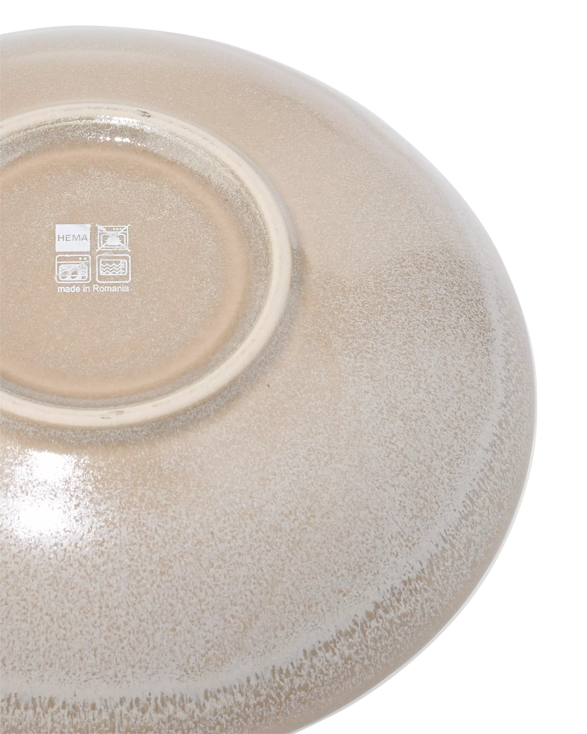 diep bord Ø21.2cm Monaco aardewerk lichtbruin