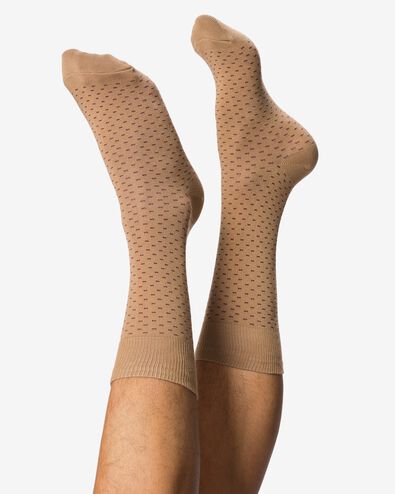 chaussettes homme graphiques - 5 paires bleu fonc&eacute; - 4151000DARKBLUE - HEMA