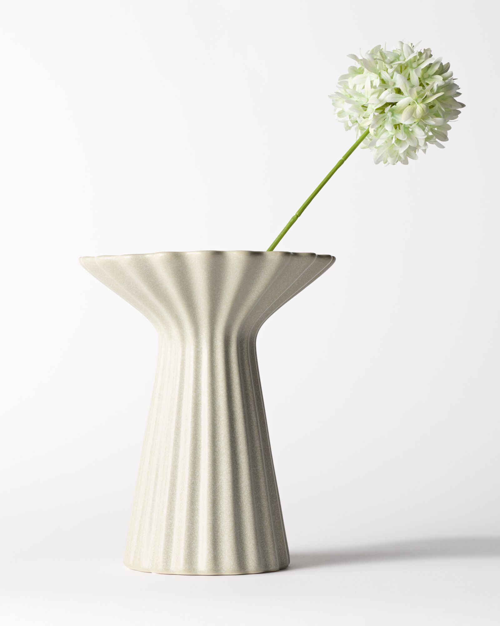 kunstbloem allium 55cm wit - 41326209 - HEMA