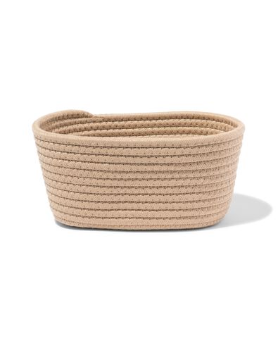 panier 23x11 cm corde beige-brun - 39800049 - HEMA