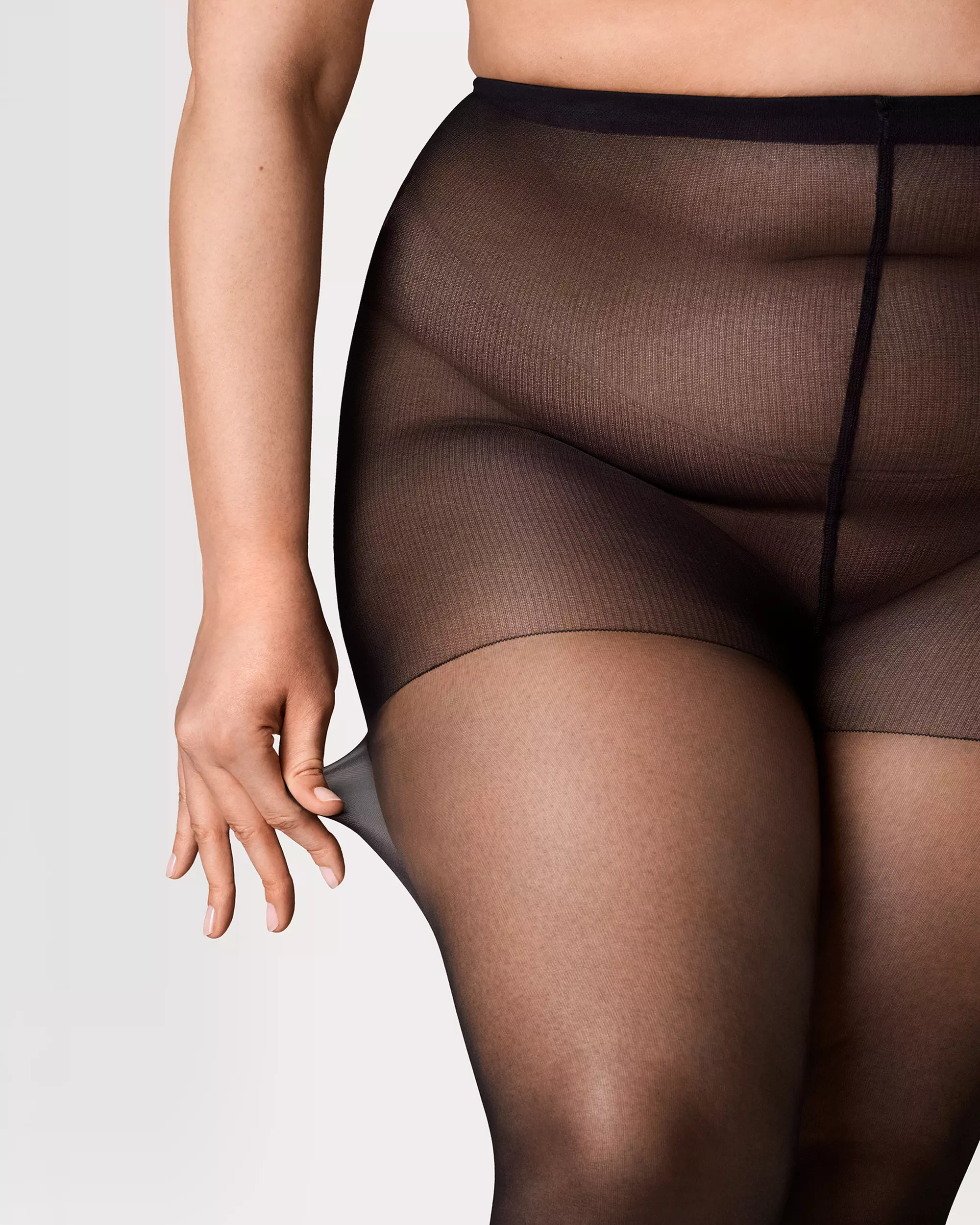 Laufmaschenfeste Strumpfhose, Curvy, 20 Denier, matt