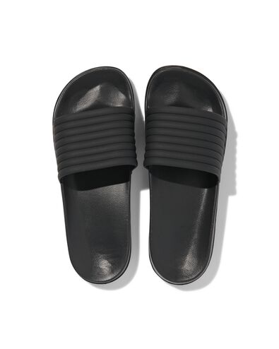 sandales femme avec bride nervur&eacute;e noir noir - 34860035BLACK - HEMA