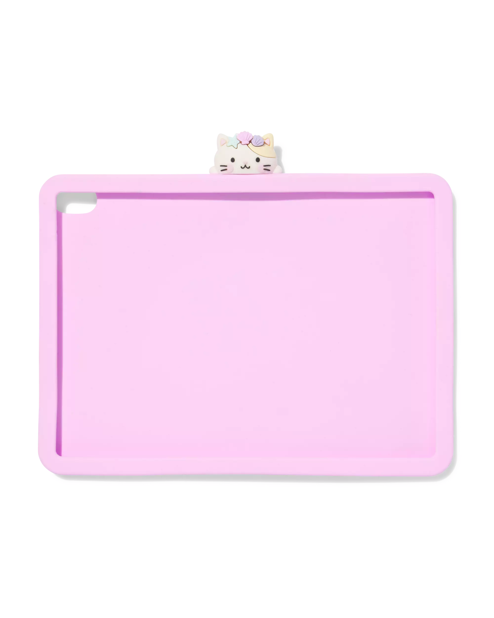 pochette pour tablette 25,5x21 cm silicone chat