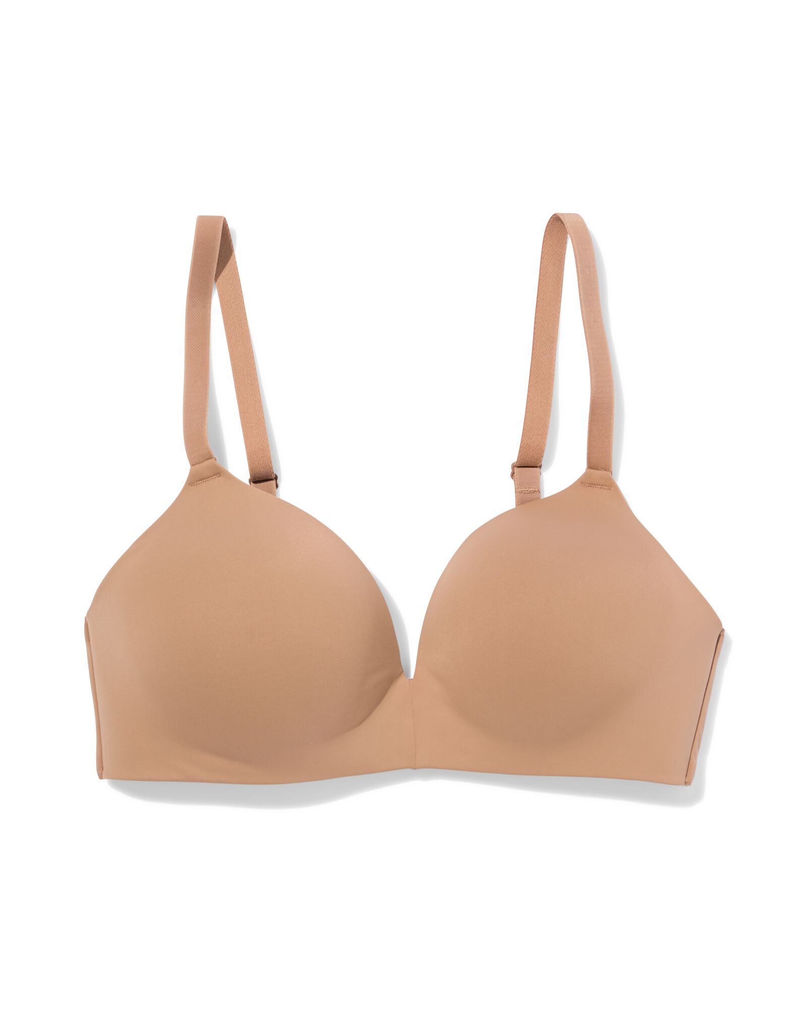 soutien-gorge pr&eacute;form&eacute; sans armatures marron clair - 21806670LIGHTBROWN - HEMA