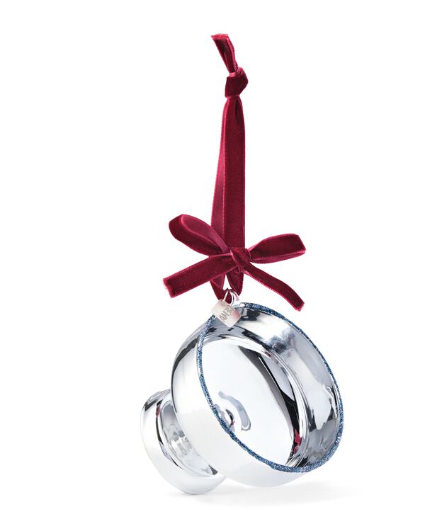 d&eacute;coration de No&euml;l &agrave; suspendre 8cm verre cocktail bas  - 25102096 - HEMA