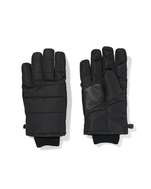 herenhandschoenen met touchscreen tip zwart zwart - 16500040BLACK - HEMA