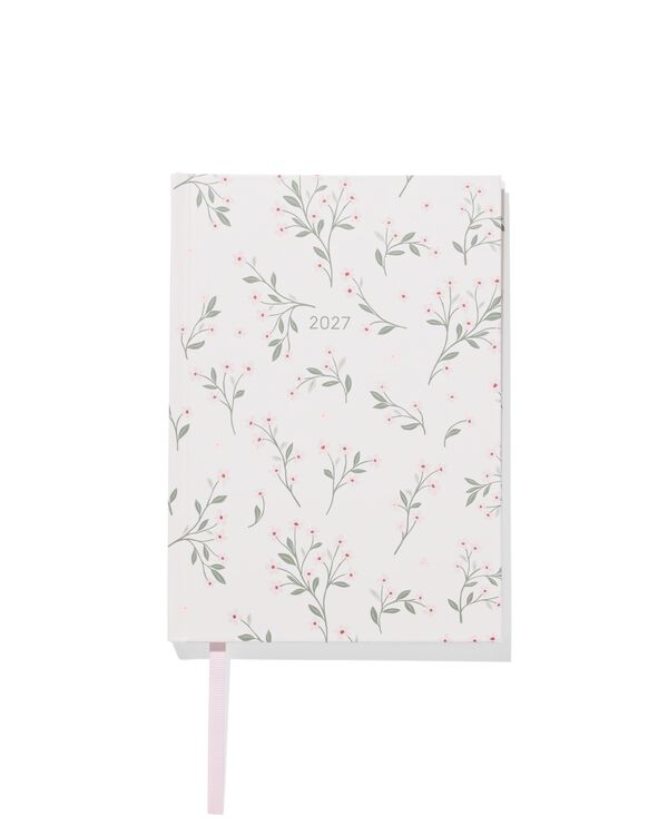 agenda 2027 18,3x12,90cm fleurs - 14503100 - HEMA