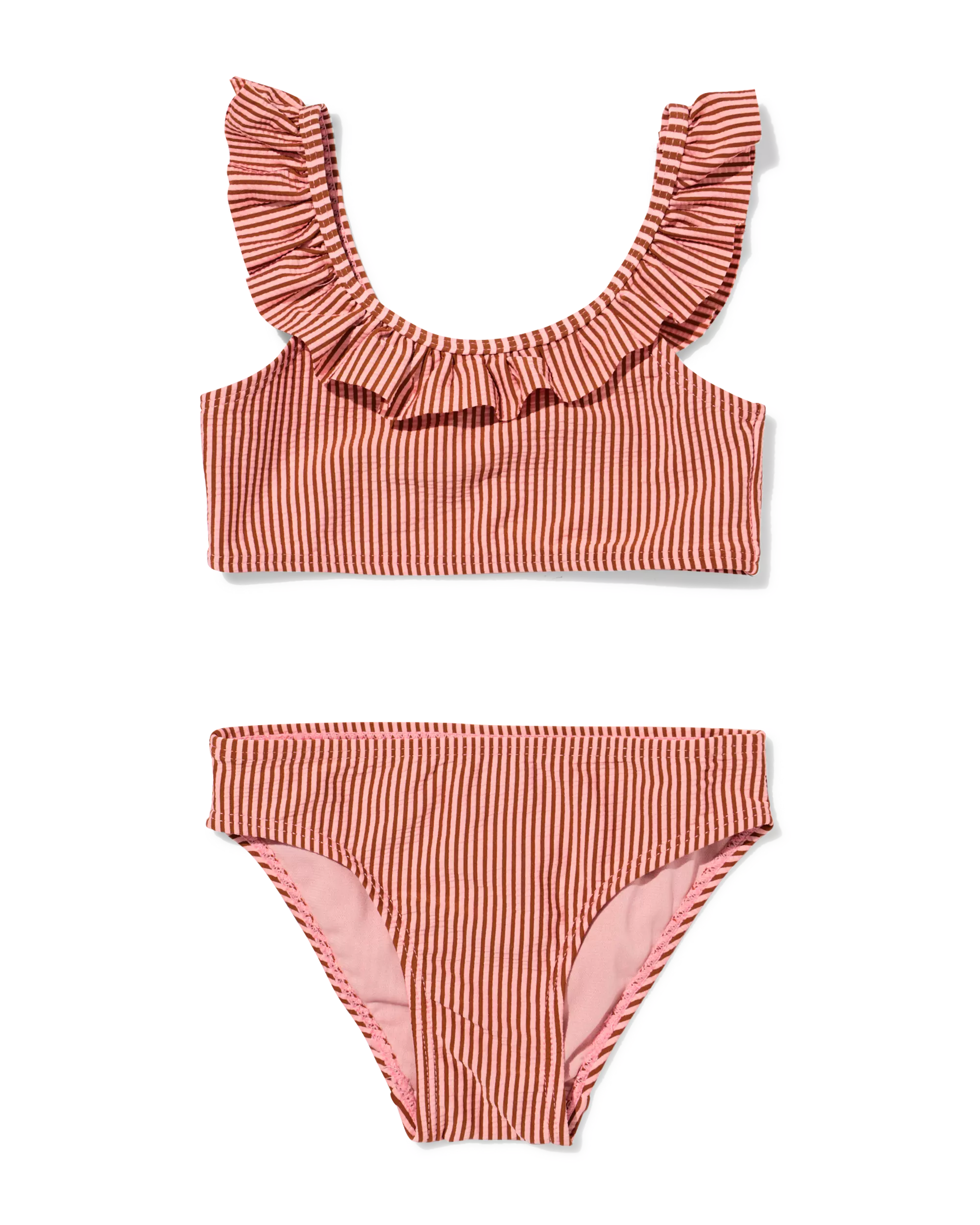 kinderbikini seersucker strepen