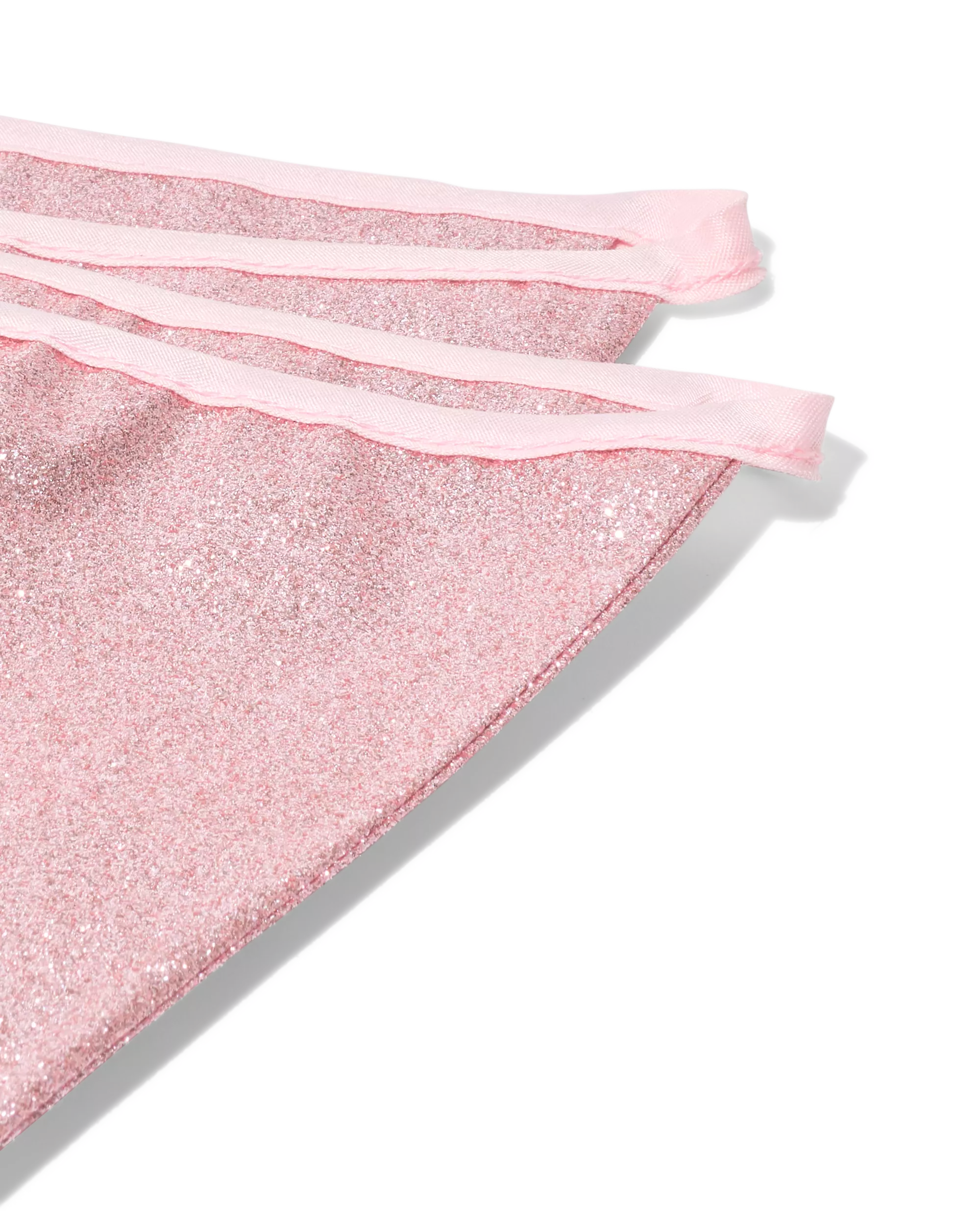 guirlande 3 m tissu paillettes rose