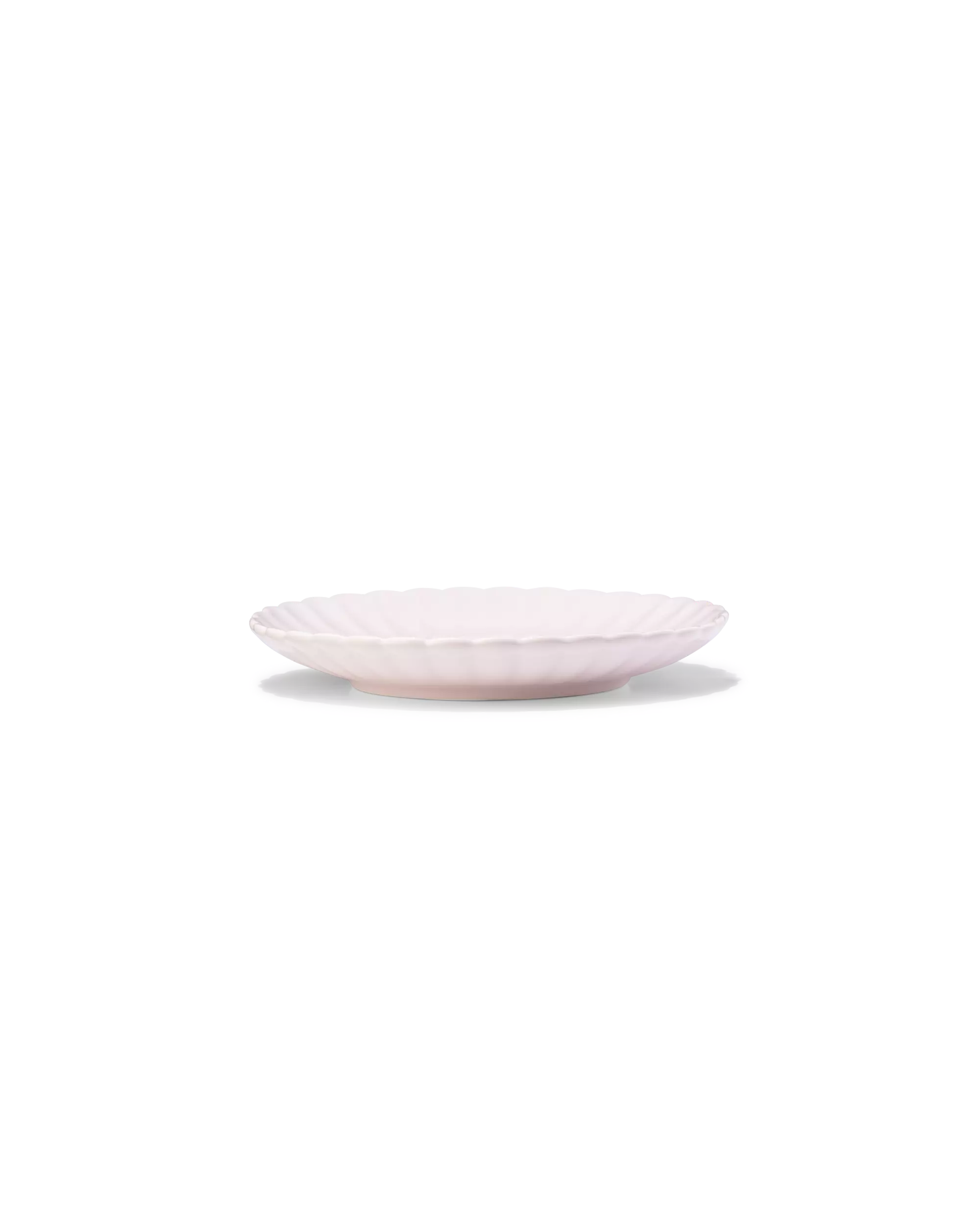 gebaksbordje Ø14cm Trend aardewerk roze bloem