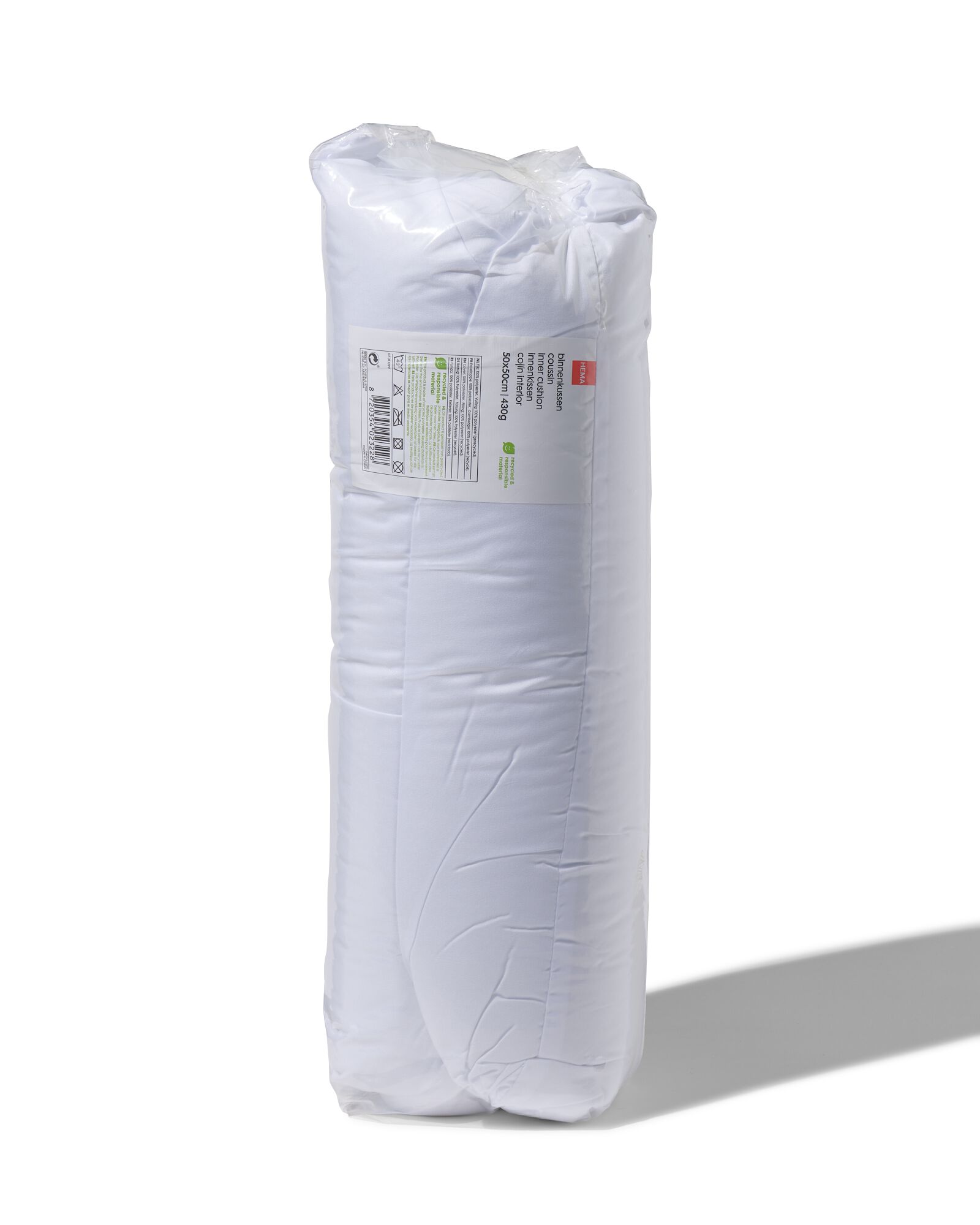 coussin rembourrage int&eacute;rieur 430 grammes 50 x 50 - 7311099 - HEMA