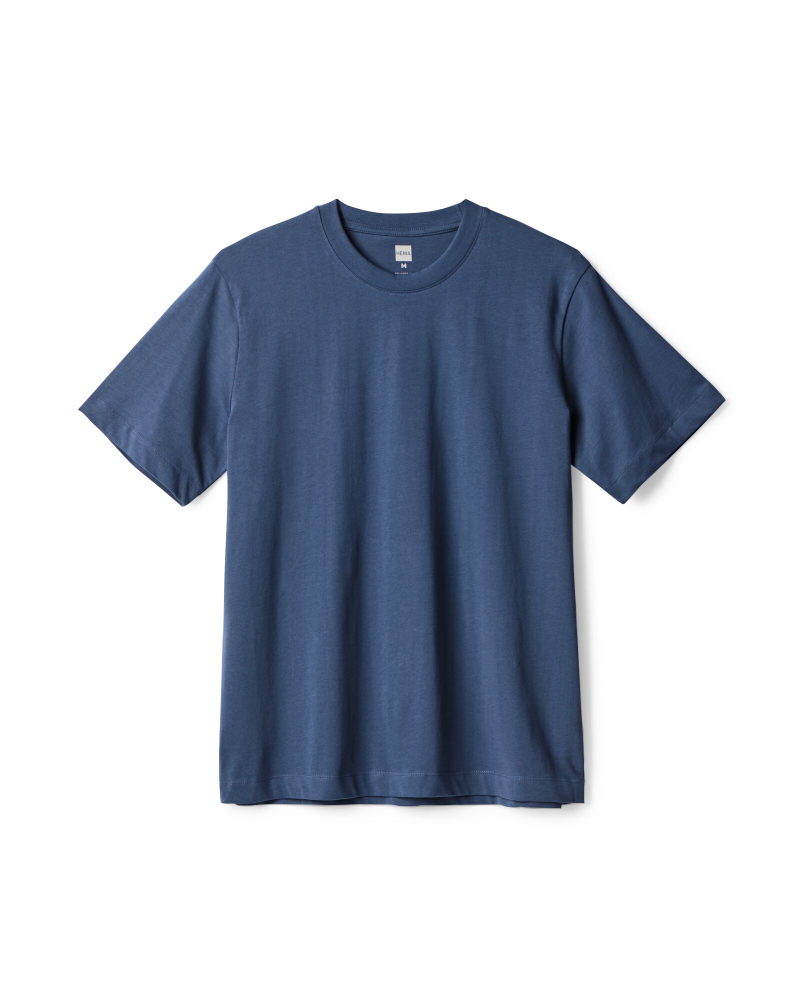 heren T-shirt Elias jersey blauw blauw - 2129860BLUE - HEMA