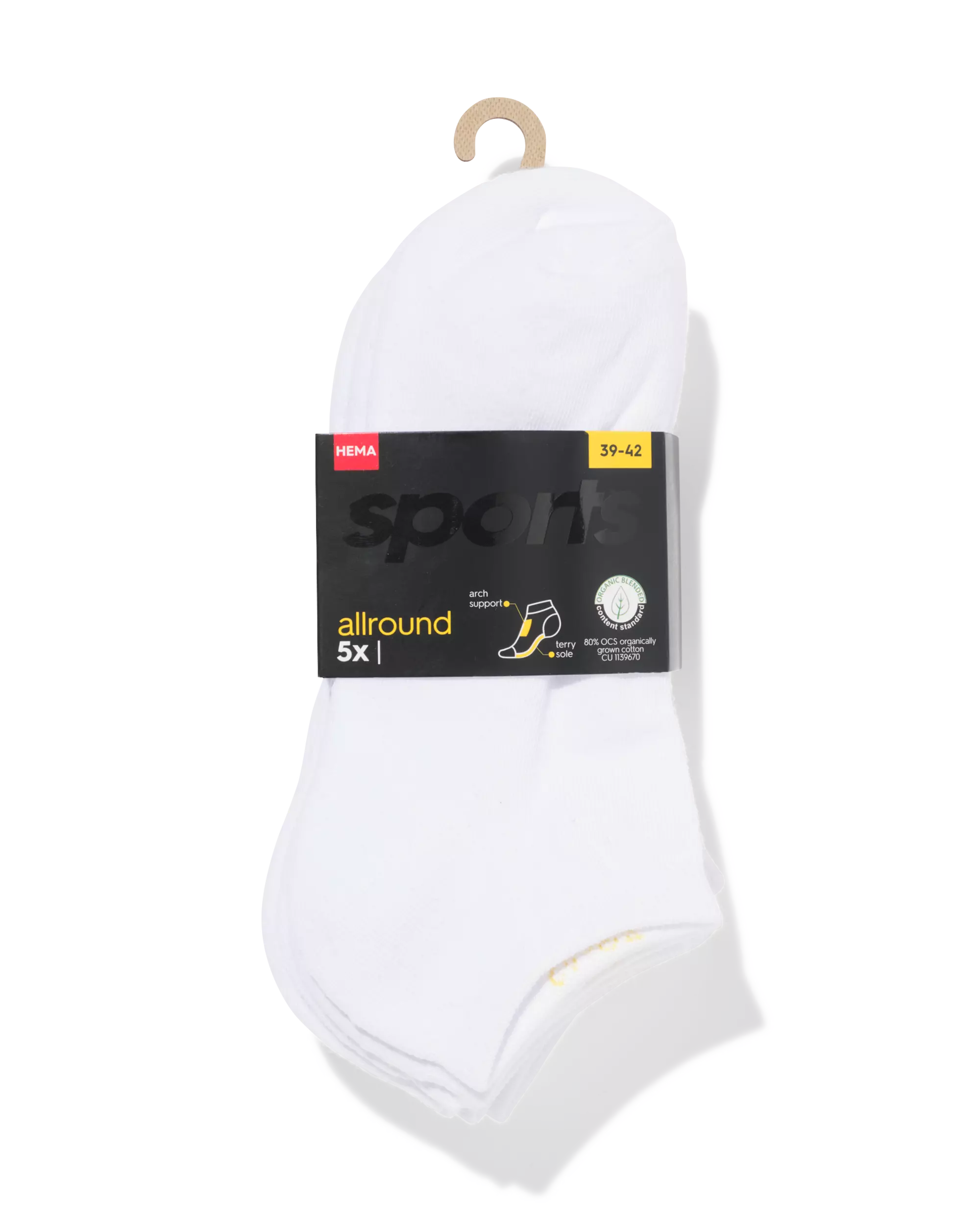 5 paires de socquettes homme sport