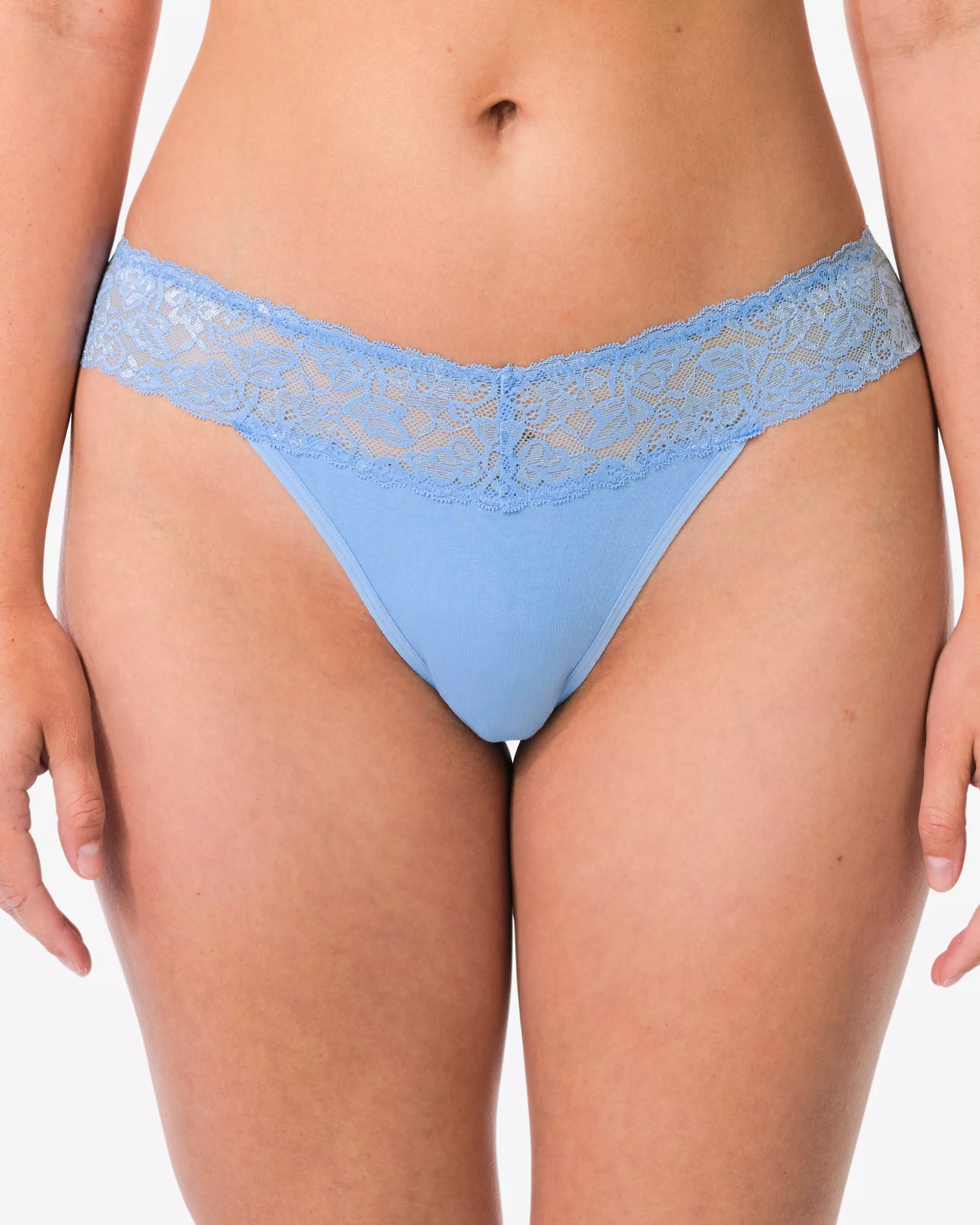 string femme coton et dentelle
