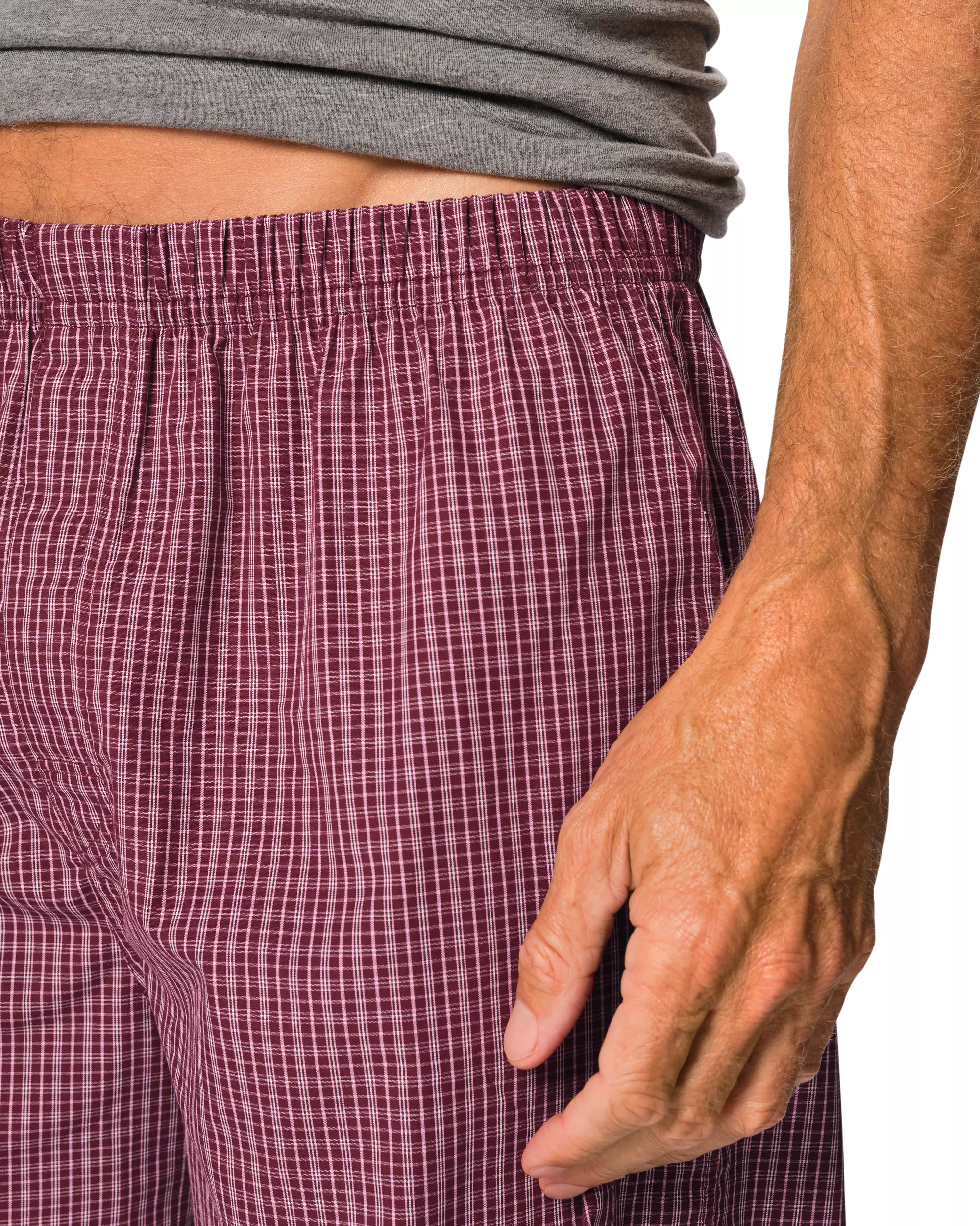 boxer homme ample carreaux