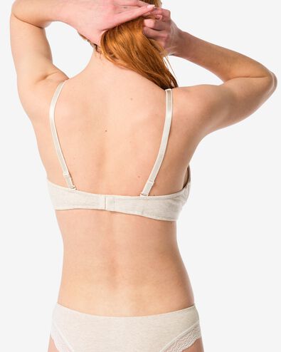 bralette met kant zonder beugel naturel naturel - 21900205NATURAL - HEMA