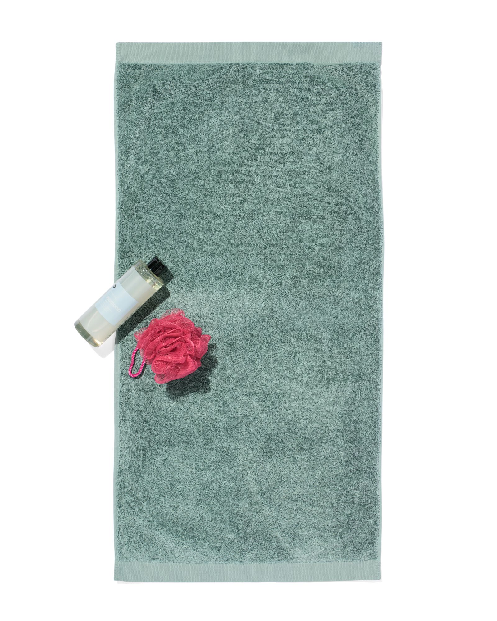 serviette de bain 50x100 qualit&eacute; h&ocirc;teli&egrave;re extra douce bleu vert vert marin serviette 50 x 100 - 5284608 - HEMA