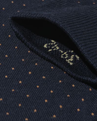 herensokken stippen donkerblauw donkerblauw - 4151070DARKBLUE - HEMA