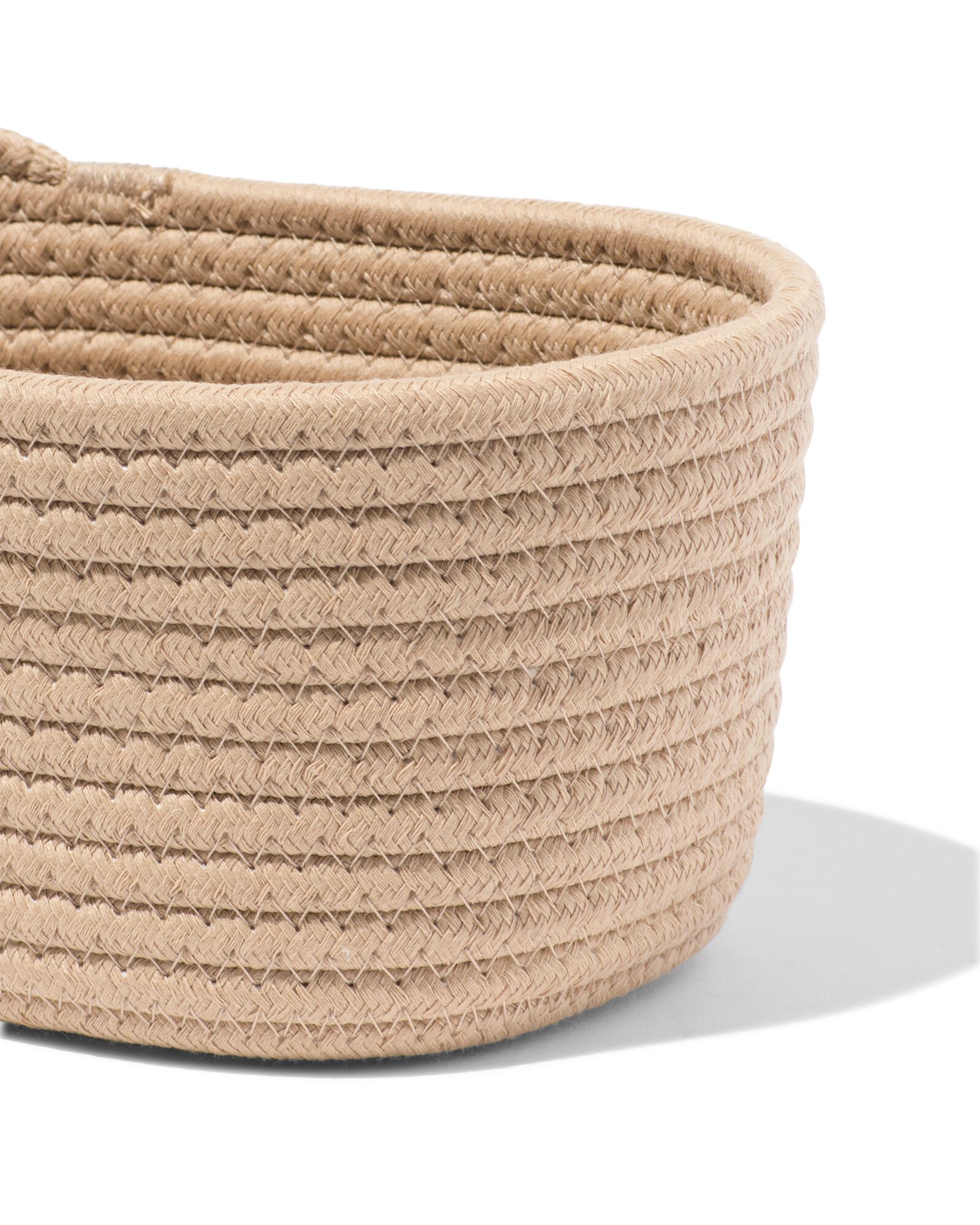 panier 23x11 cm corde beige-brun - 39800049 - HEMA