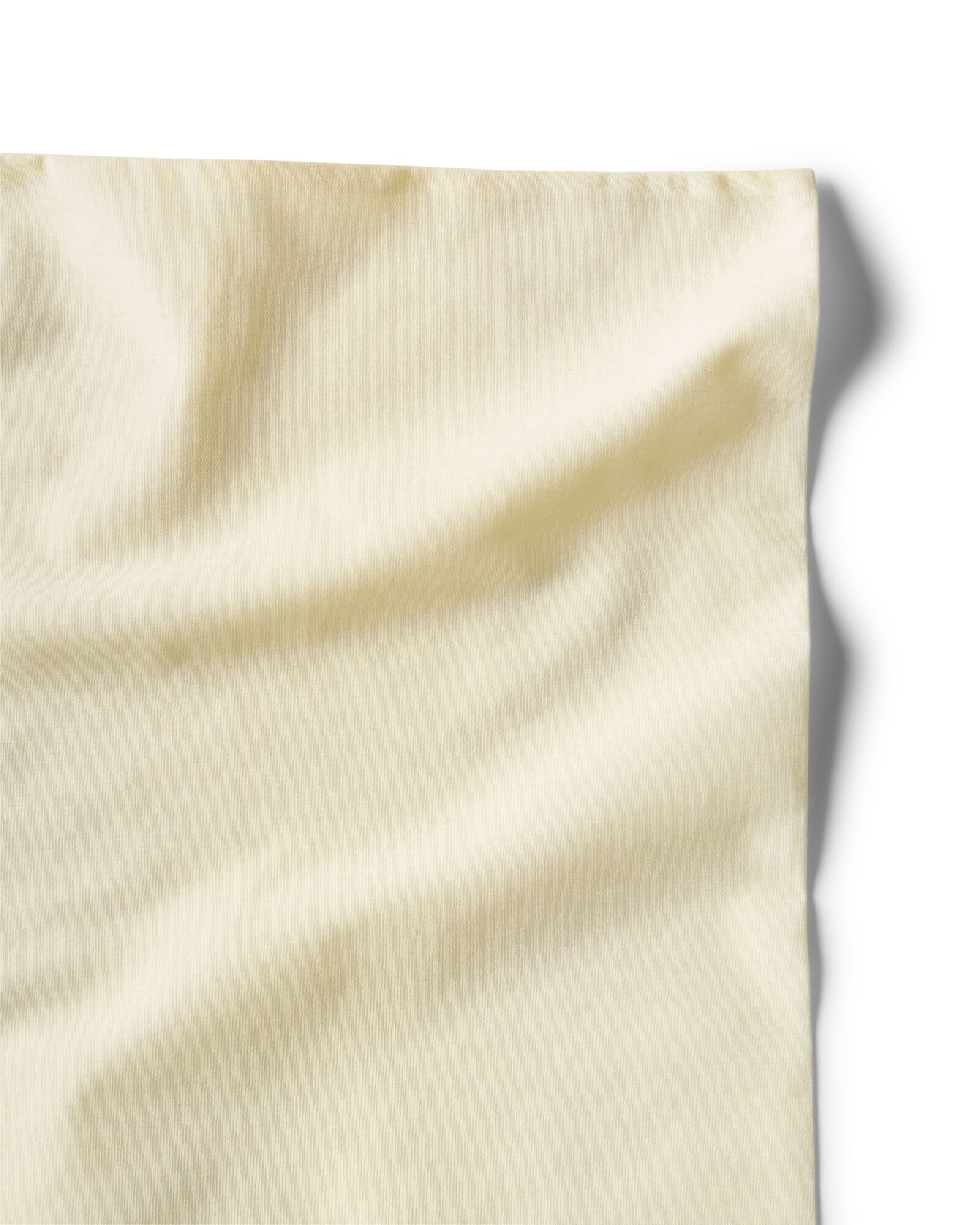 dekbedovertrek 200x200/220cm zacht katoen pastelgeel - 5720401 - HEMA
