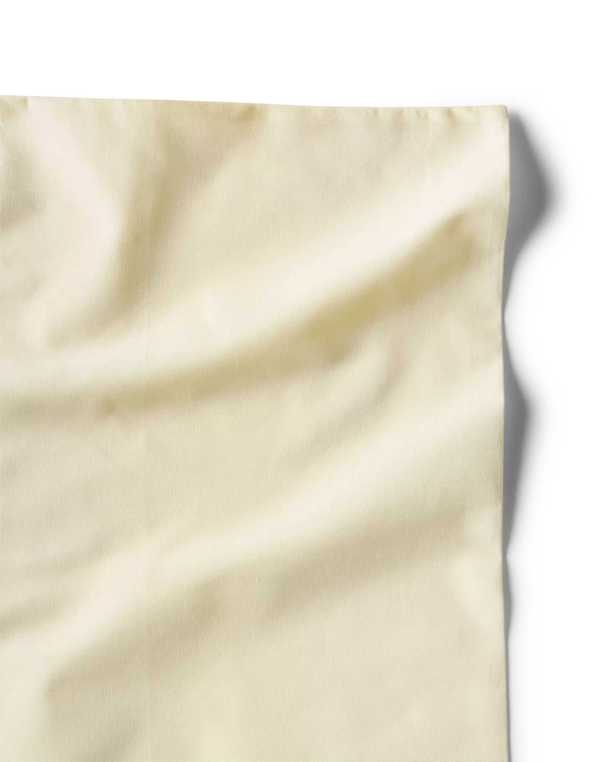 housse de couette 200x200/220 cm coton doux jaune pastel