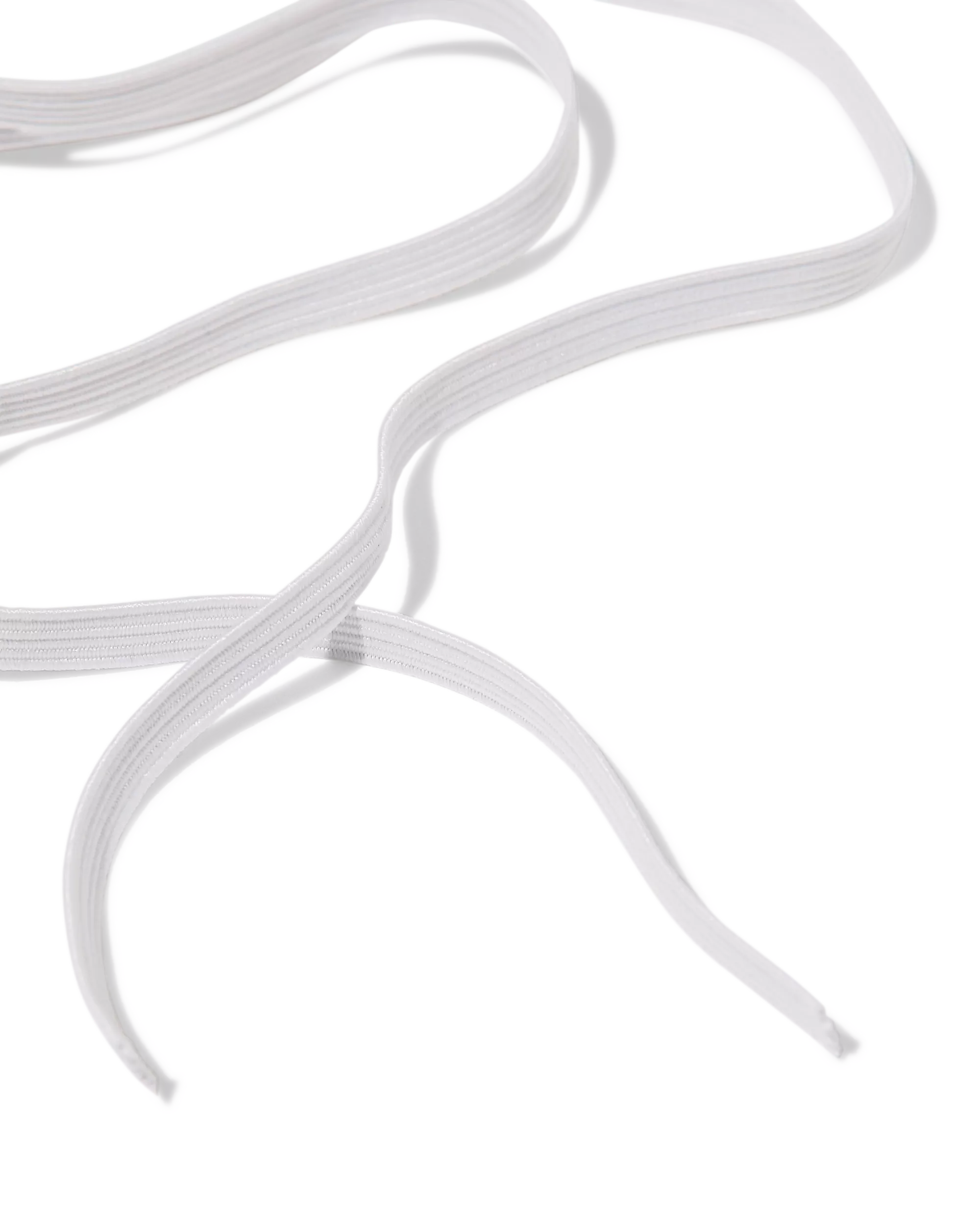 Gummiband 10 m × 6 mm, weiß