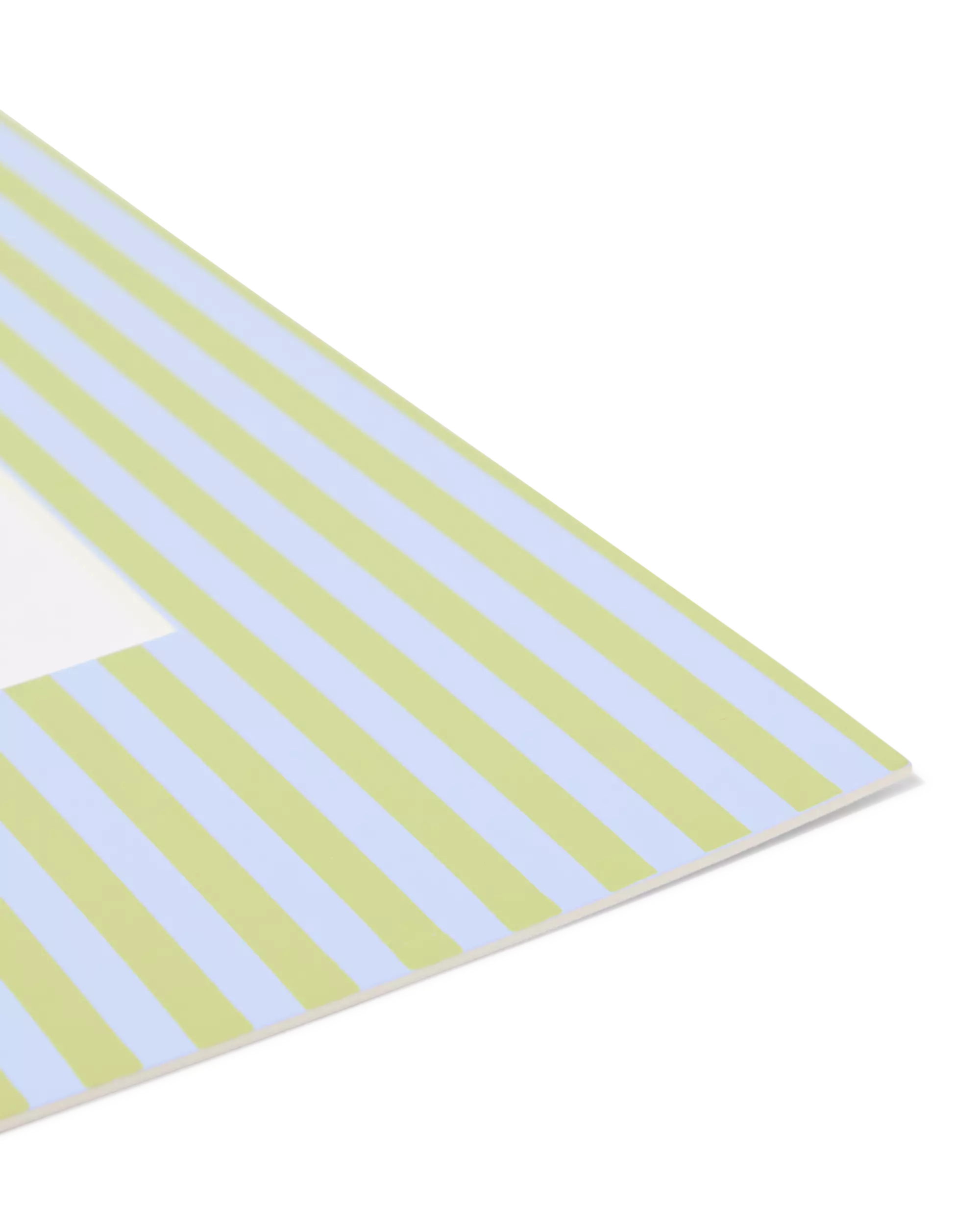 Passepartout DIN A4, 21 × 29,7 cm, Pappe, gestreift