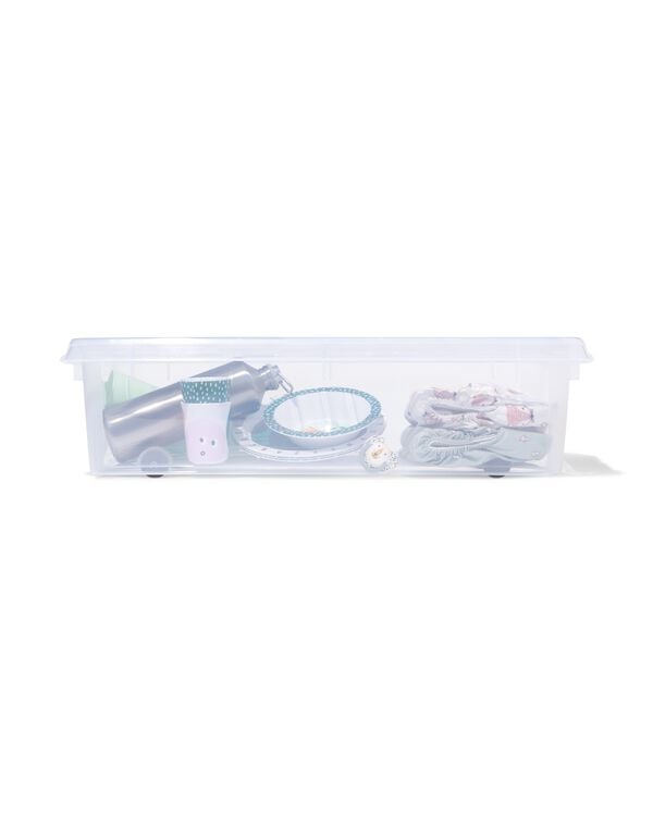 Bettroller Paris, 31 Liter, transparent, 72 x 40 x 20 cm 72 x 40 x 20 - 39822328L72X40X20 - HEMA