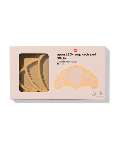 neon LED-lamp 30x16cm croissant  - 60100374 - HEMA
