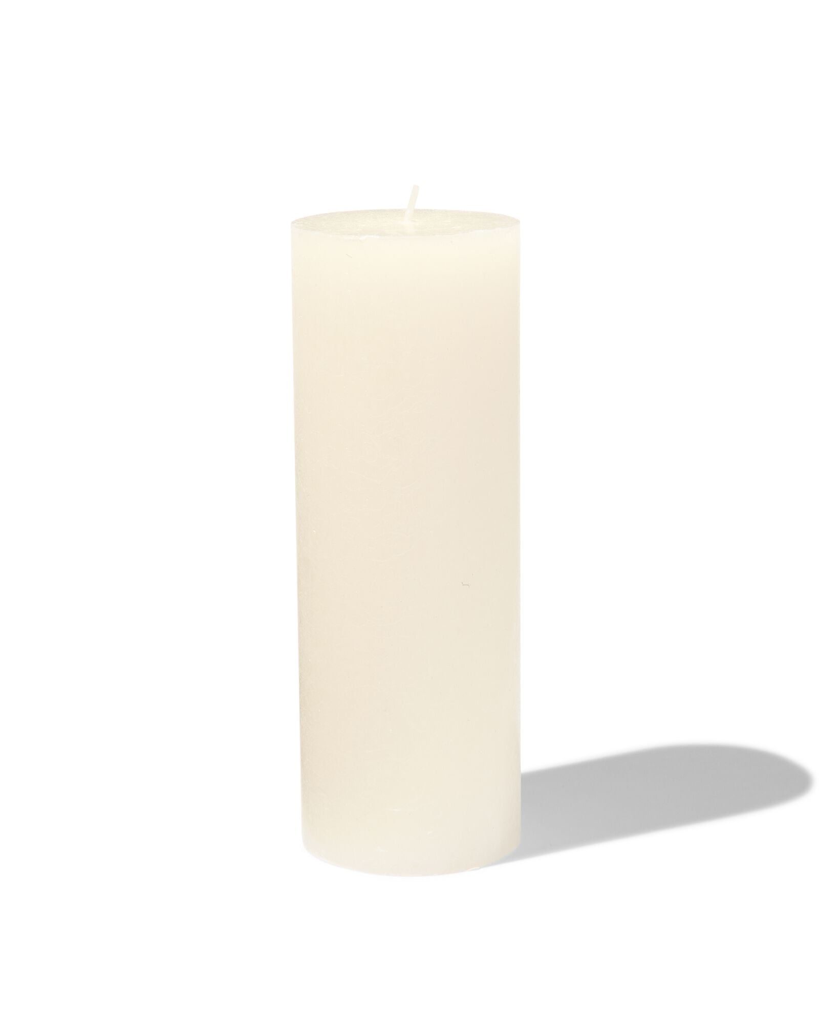 bougie rustique &Oslash;7x19 cm ivoire ivoire 7 x 19 - 13503149 - HEMA