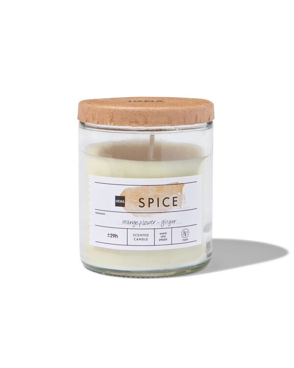 geurkaars in glas &Oslash;6.5 spice - 13502451 - HEMA